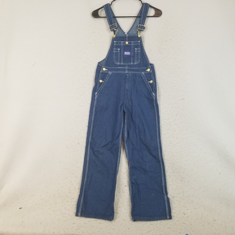 Big Smith Overalls Kids Size 10 Blue Denim B94050WDB Straight Leg Workwear